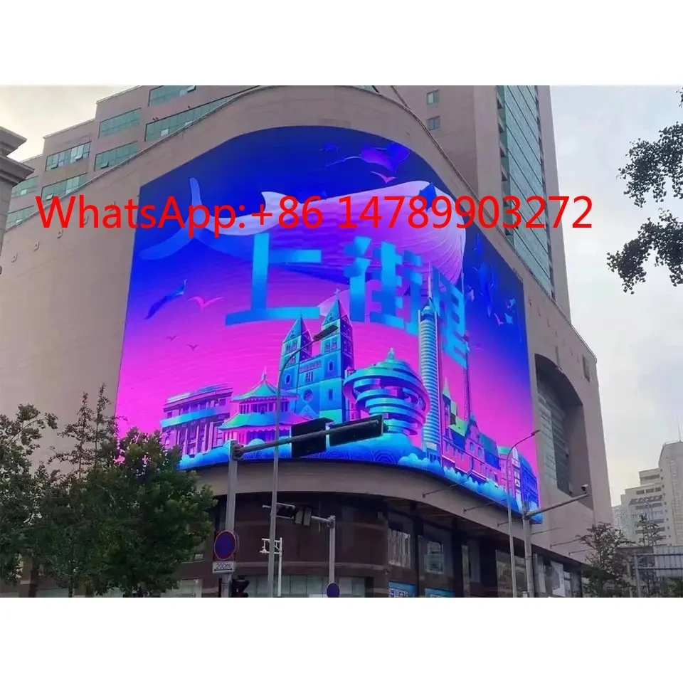 P4.81 Outdoor LED Wall High Brightness Waterproof Factory Direct Commercial Advertising Display Screen