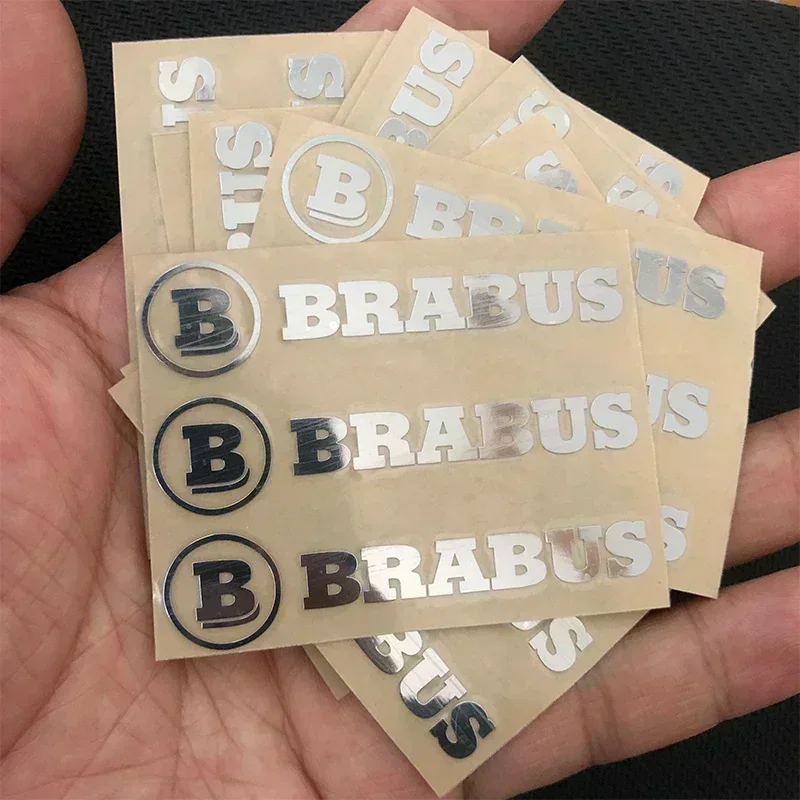 

Наклейки-эмблемы для декора салона автомобиля, аксессуары для Mercedes Benz AMG Brabus Maybach W204 GLC CLA GLK W205 W203 W206