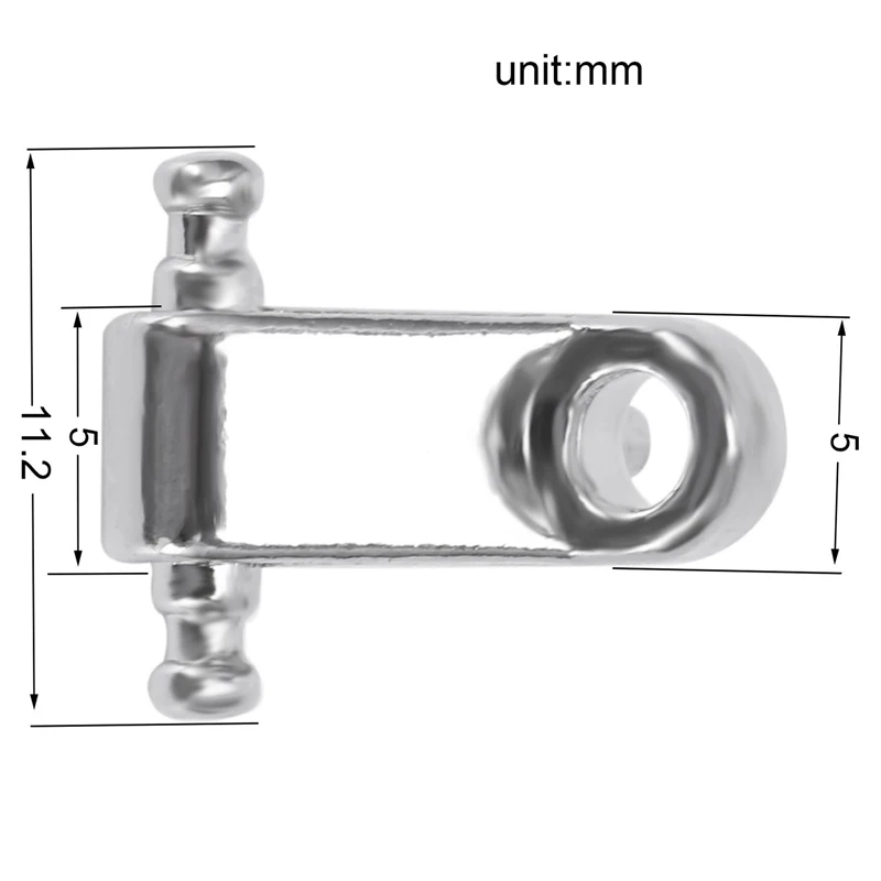 4 قطع من سلسلة شجرة الجيتار الكهربائية - فضي