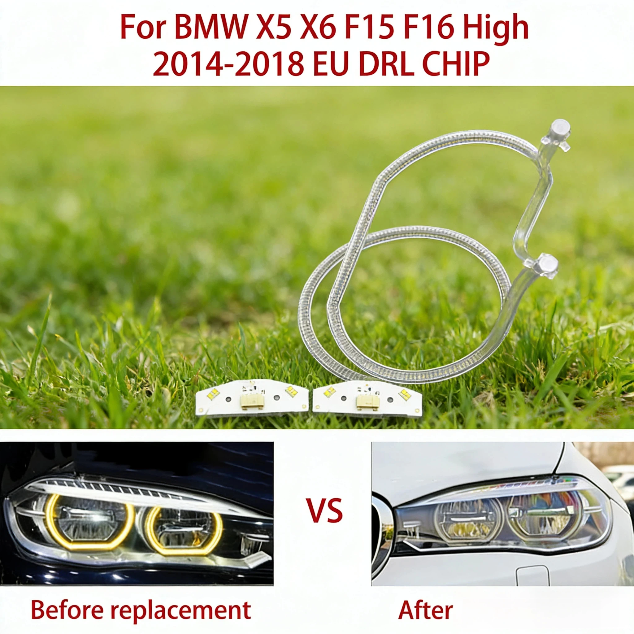 

Headlight White Light Ballast Module Suitable For BMW X5 X6 F15 F16 2014-2018 LED European Version Angel Eye Chip Car DRL CHIP