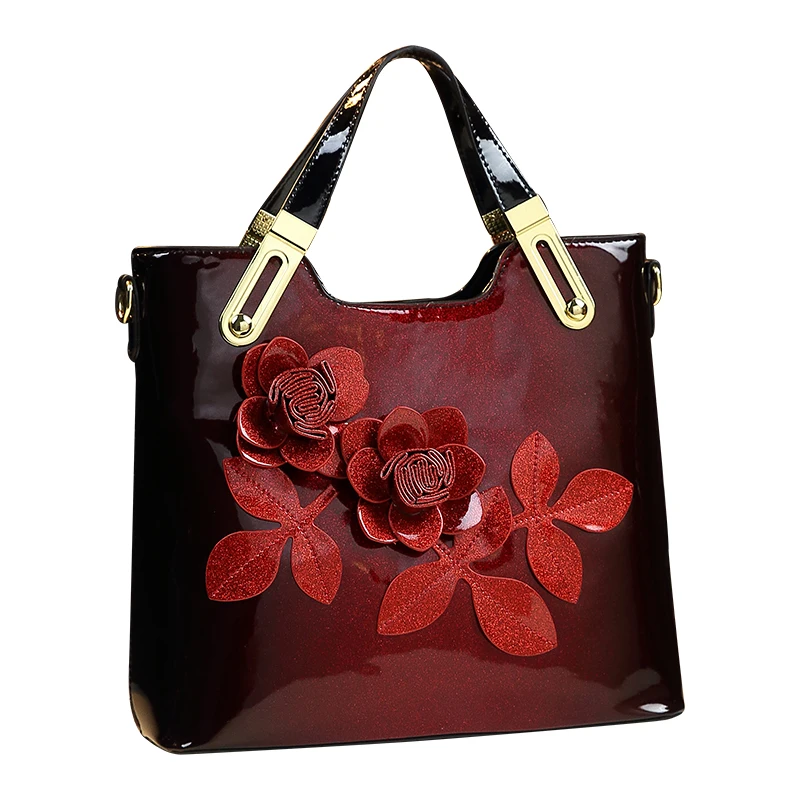 Sacs à main en cuir véritable pour femmes, sac fourre-tout de grande capacité, sac messager lancé par des fleurs avancées, sacs Boston portables, nouveau, 2024