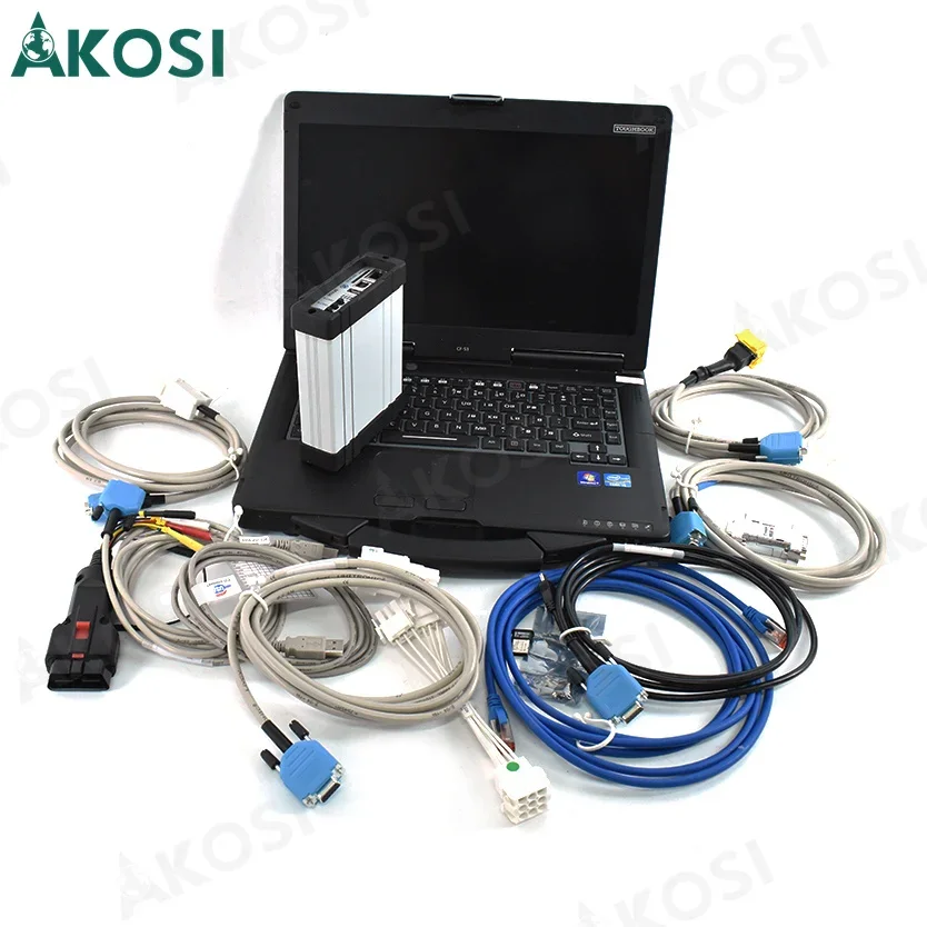 For Transmission ZF DPA06 CABLES Testman CF53 laptop toughtbook Diagnosis and Detection tool Programming diagnostic scanner tool