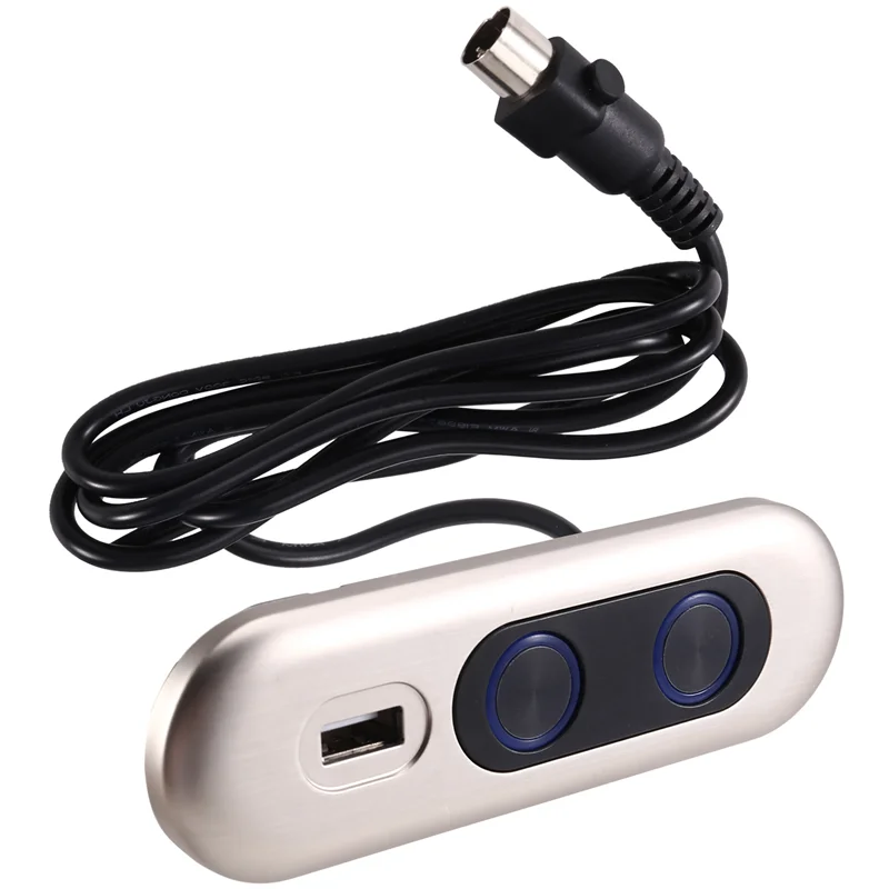 Controller per poltrona reclinabile elettrico elegante Controller di ricarica per presa USB a 2 pulsanti Telecomando per poltrona reclinabile