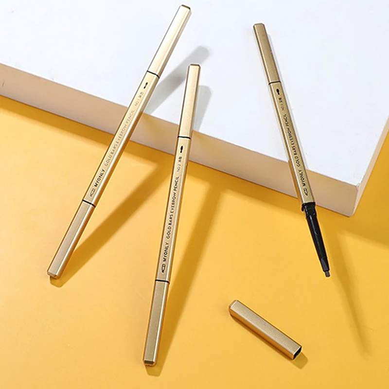 1Pc Ultra Fine Triangle Eyebrow Pencil Precise Brow Definer Long Lasting Waterproof Blonde Brown And Coffee Brow Makeup Tools