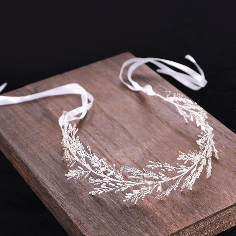 AiliBride Hair Vine Wedding Headband Tiara Crystal Bridal Headpiece Wedding Hair ornaments Tiara Hairband Women Hair Jewelry
