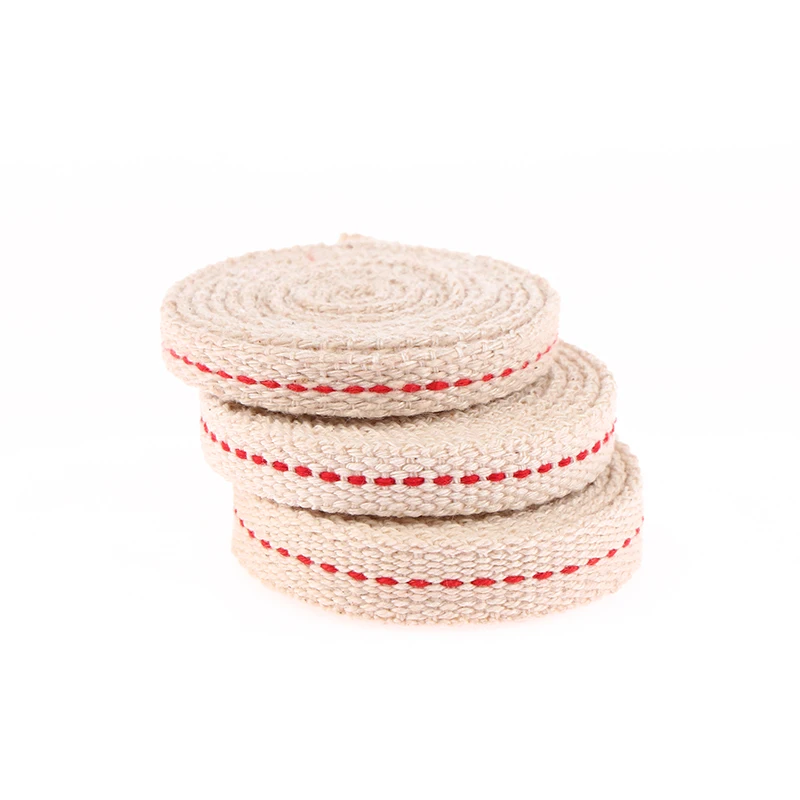 1Meter Kerosene Lamp Wick Braided Cotton Wick Flat Cotton Oil Lamp Wick For Oil Lamp 8/10/12mm