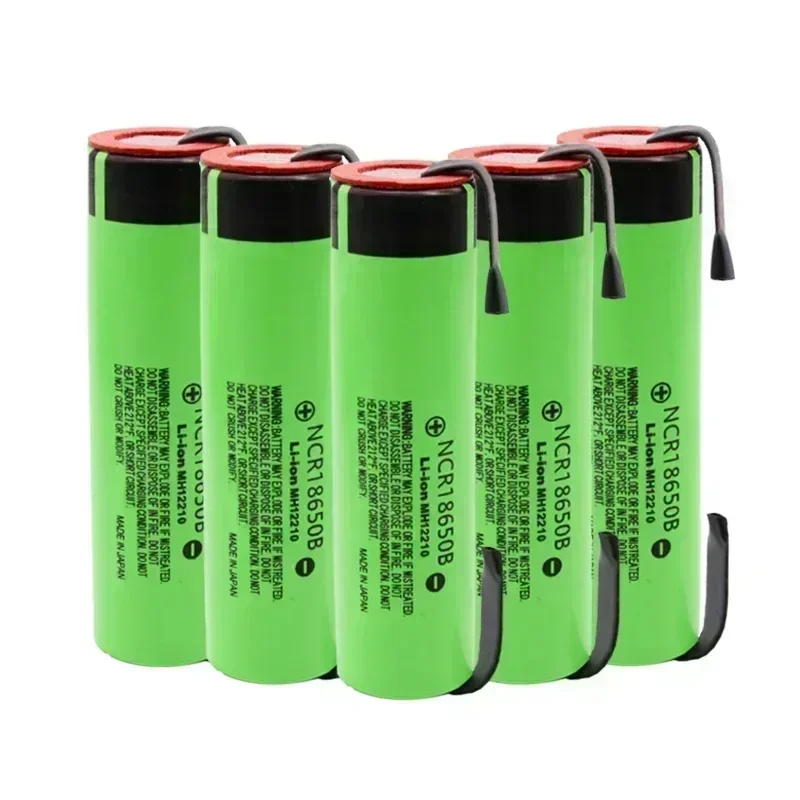 18650 NCR18650B 3.7V 3400mAh Rechargeable Lithium-Ion Battery with Nickel Sheet Included
