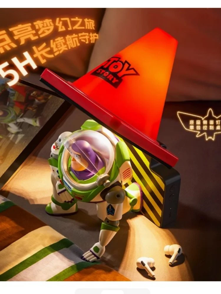 Nouveau dessin animé Buzz Lightyear Barricade lampe tendance jouet décoration Figure enfants Halloween noël anniversaire cadeau