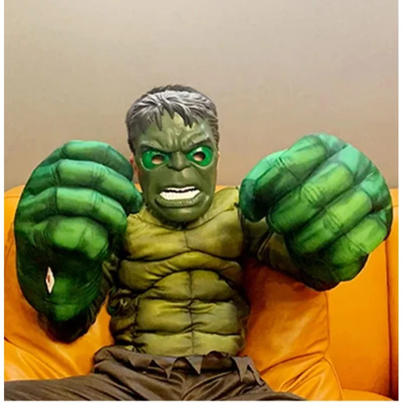 Film Anime 1 paio Hulk Smash Hands Ironman Peluche Uomo Guanti Accessori per prestazioni Giocattoli per bambini