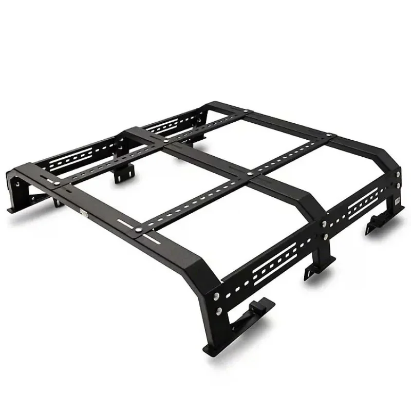 High Quality Lamax Overland Aluminum Universal Pickup Truck Adjustable Roll Bar Tub Rack Bed Ladder Roof Rack