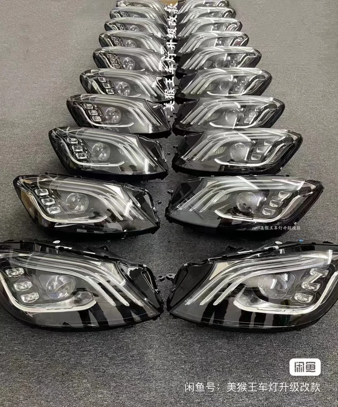 Suitable For Mercedes-Benz W222 headlight Modified Front Lamp For S Class Without Night Vision  2018 2019 2020