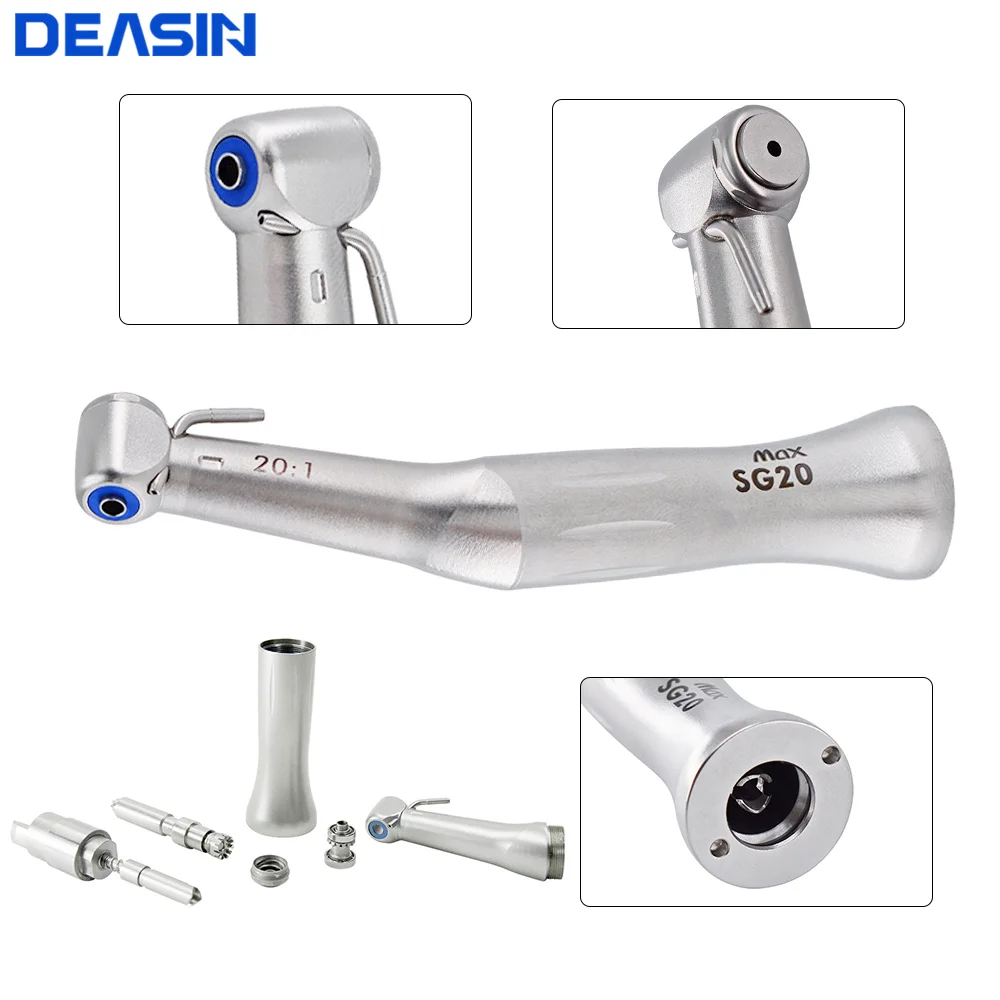 SG20 Implant 20:1 Contra Angle Handpiece Air Turbine Dental Low Speed Handpiece centre shaft spare parts