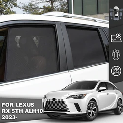 For Lexus RX 500H ALA10 2023 2024 Magnetic Car Sunshade Shield Front Windshield Curtain Rear Side Baby Window Sun Shade Visor