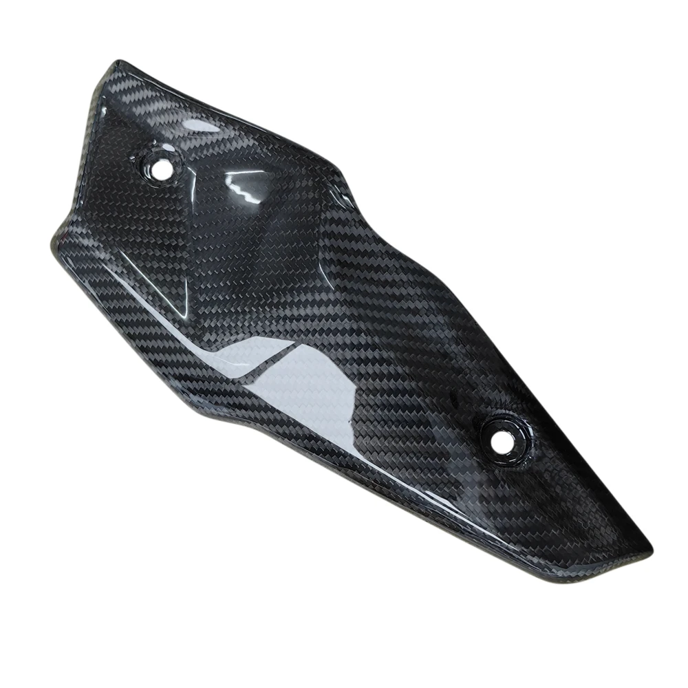 Carbon Fiber Motorcycle Pipe Cover Left Side Frame Cover for BMW R Nine T 2014-2023