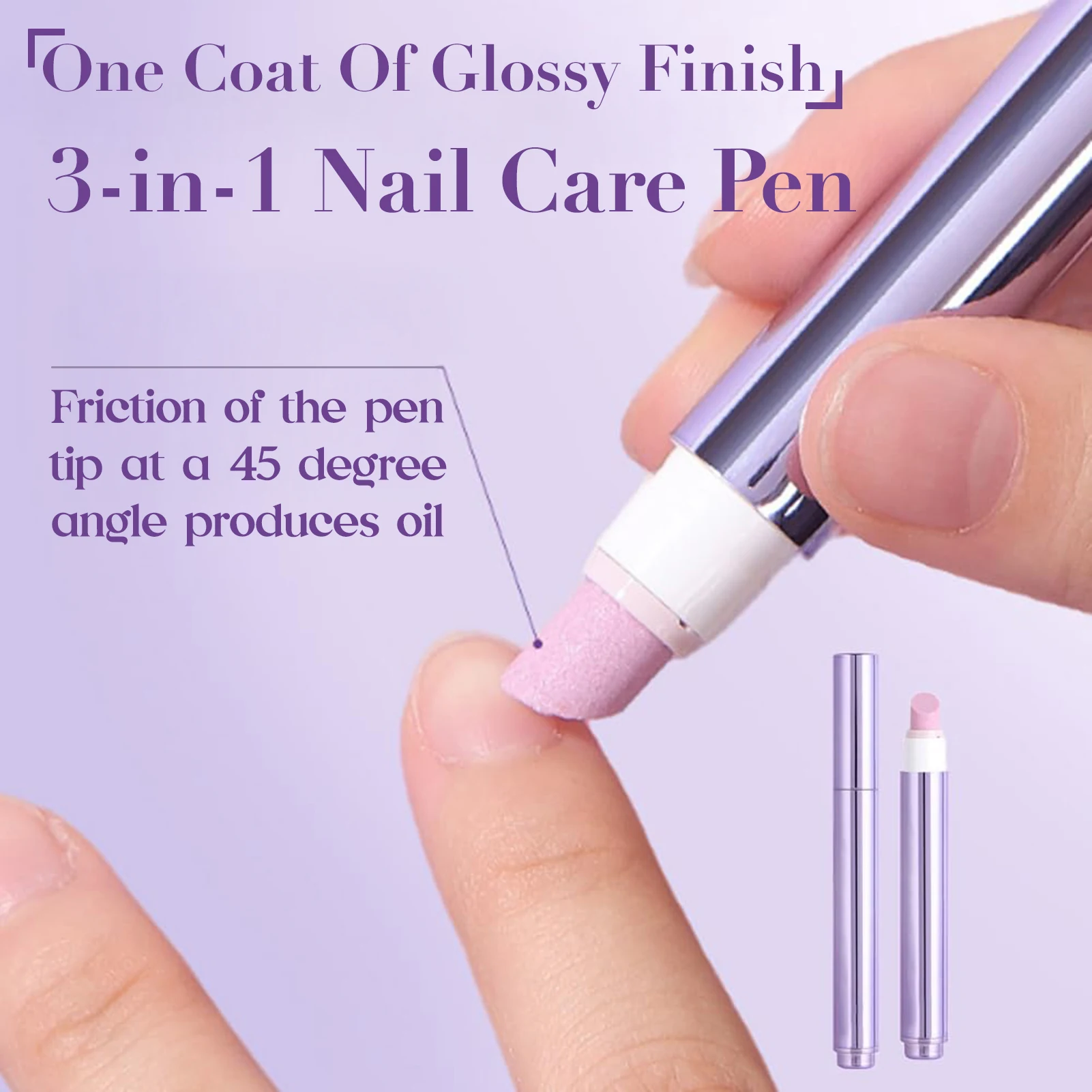 

3.5ml 2-in-1 Cuticle Oil Pen Natural Nail Soothing Serum For Hangnails Dry & Damaged Nails