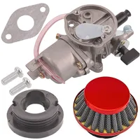 Carburador de 2 tiempos con filtro de aire Pod, tubo de entrada del colector para 43cc, 47cc, 49cc, refrigerado por aire, Mini ATV Quad Dirt Pocket Bike