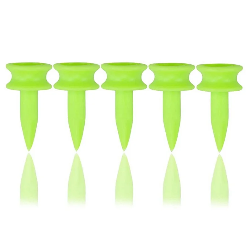 

ABHS-Step Down Golf Tees 0.86 Inch 100 Count Plastic Golf Castle Small Tees(Green)