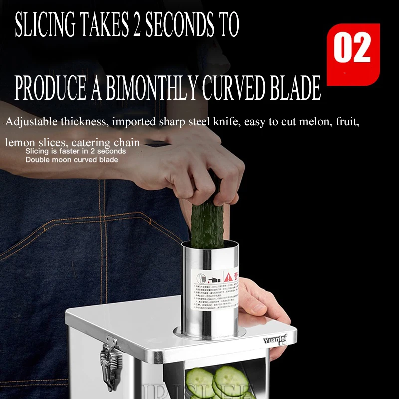 Commercial Vegetable Cutter Home Carrot Potato Granular Diced Cutting Machine Fruit Dicer Machine Kitchen Vegetable Chopper