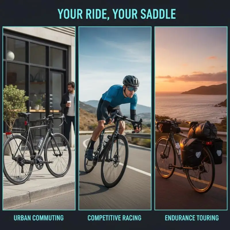 Universal Bicycle Seat For Mountain Bikes Comfortable Soft Shock Absorbing Breathable Cycling Outdoor Riding Accessories 1PC