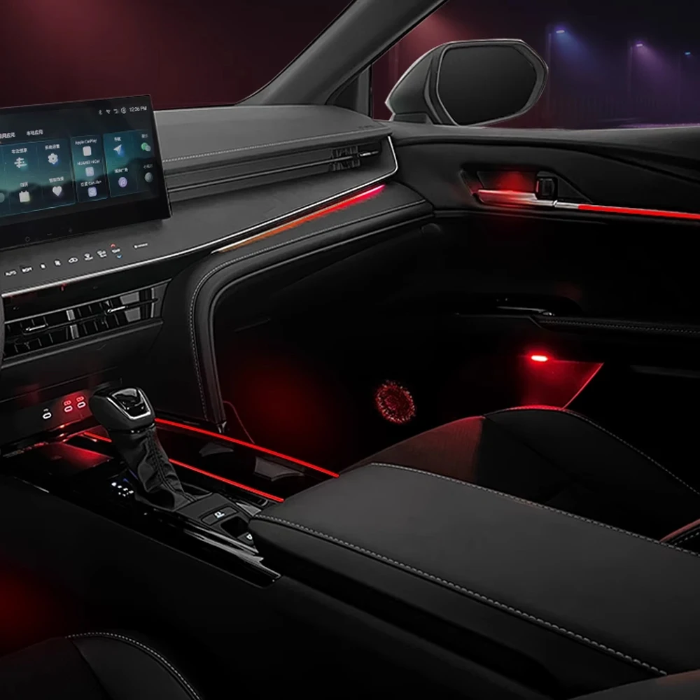 LED Ambient Lights For Toyota Camry 2019-2025 Models 64 Colors Rainbow Atmosphere Lamps APP/ Car Play/Car Radio Control