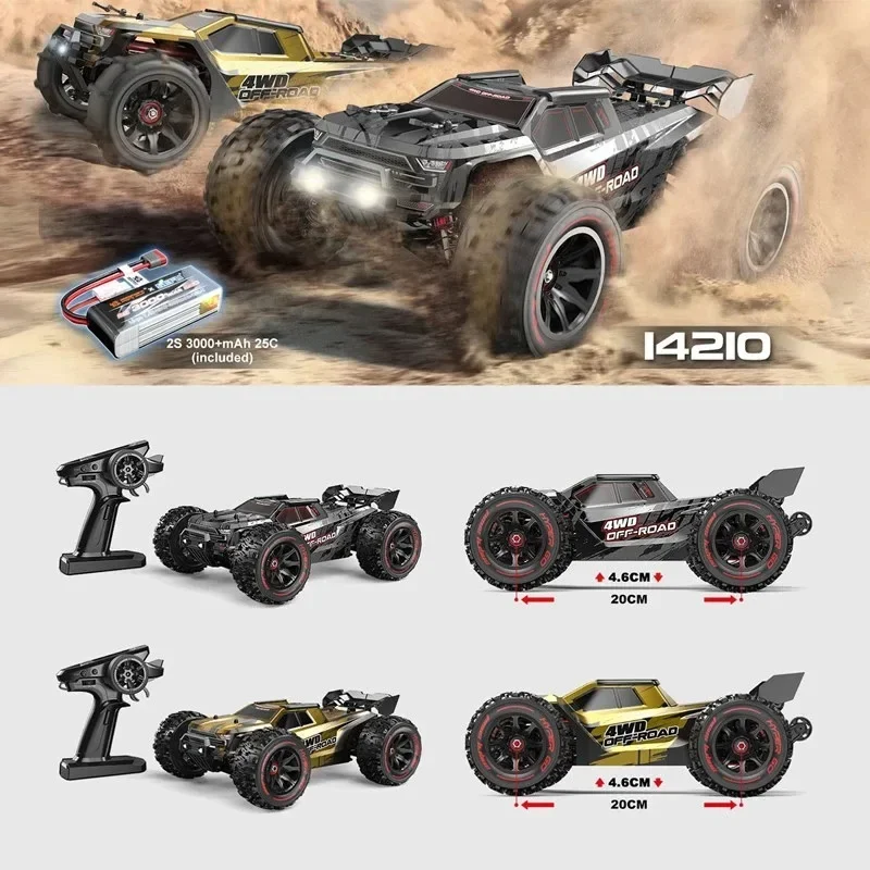 

Mjx Hyper Go 14210 1:14 4wd Brushless Rc Car 55km/H High Speed Drift Monster Truck 2.4g Child Remote Control Electric Toys Gift