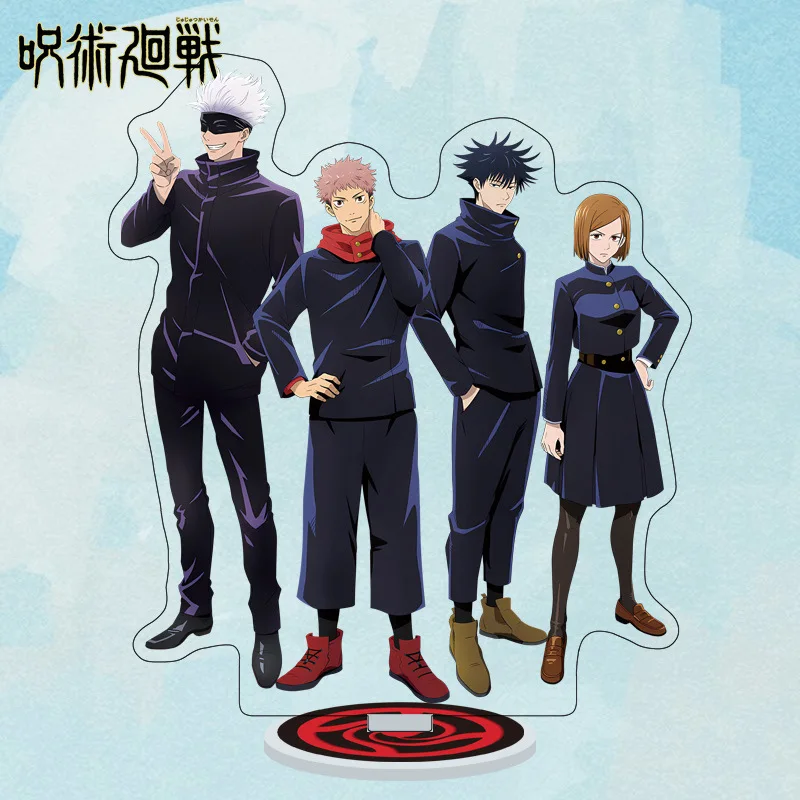 Anime Jujutsu Kaisen Acrylic Stand Manga Figures Miniatures Gojo Satoru Figurines Garage Kits Model Toys GK Ornaments Decoration view 6