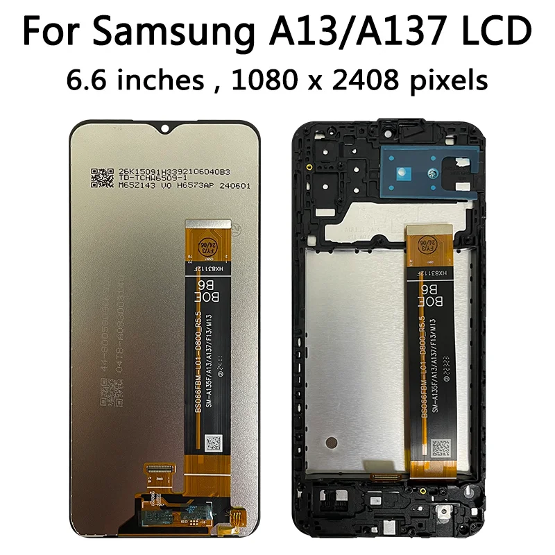 High Quality For Samsung  A13 A137 LCD Display With Touch Screen Digitizer A137 SM-A137F SM-A137F/DSN Display Replacement