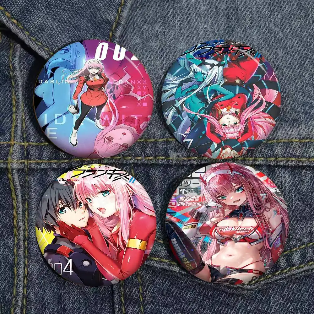 فرانكس صفر اثنين 002 أنيمي أنيمي زر دبوس بروش اليدوية للملابس الكرتون شارة ظهره الديكور مجوهرات اكسسوارات #1