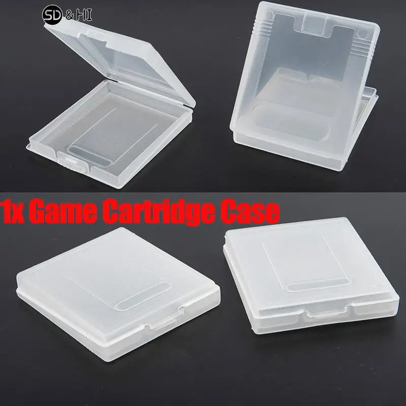 1PC Transparent Game Cartridge Cases Plastic Game Cards Cartridge Cover Case Dustproof Gameboy Accessories