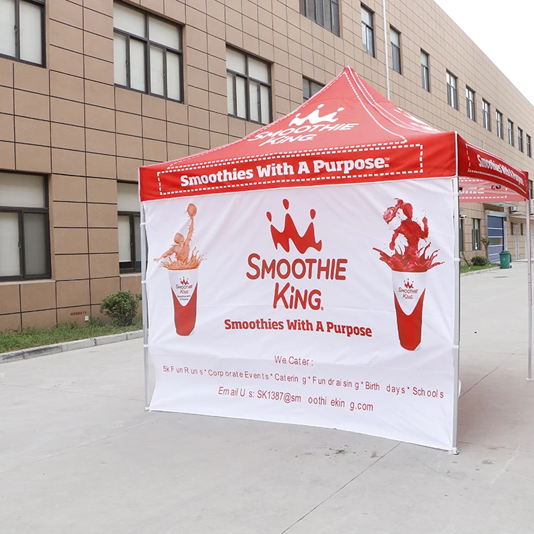 Custom Printed Event Canopy Logo Outdoor 10X10  PVC Shelter Sun Shade Waterproof Pop up Events Folding Canopy Tent for event