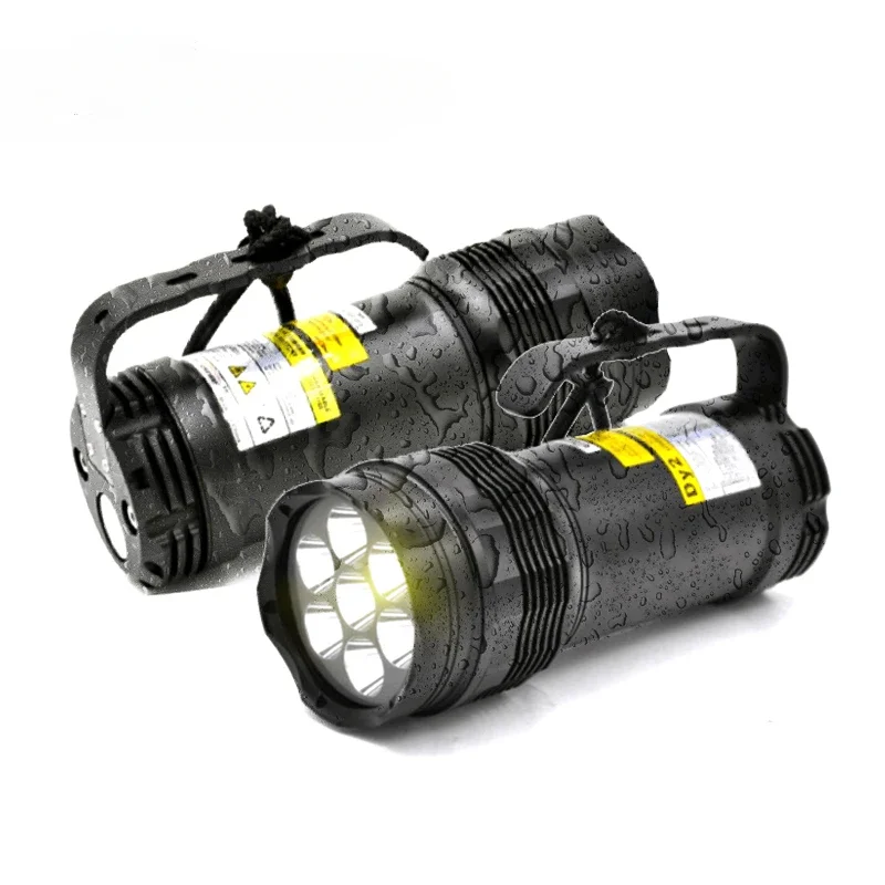 Linterna de buceo LED más potente subacuática 4000 lúmenes 3 X T6 linterna LED de buceo antorcha impermeable