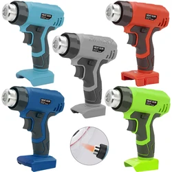 Pistola termica portatile pistola termica elettrica senza fili con 4 ugelli per batteria agli ioni di litio Makita/Dewalt/Milwaukee/Bosch/Black Decker 18V 20V
