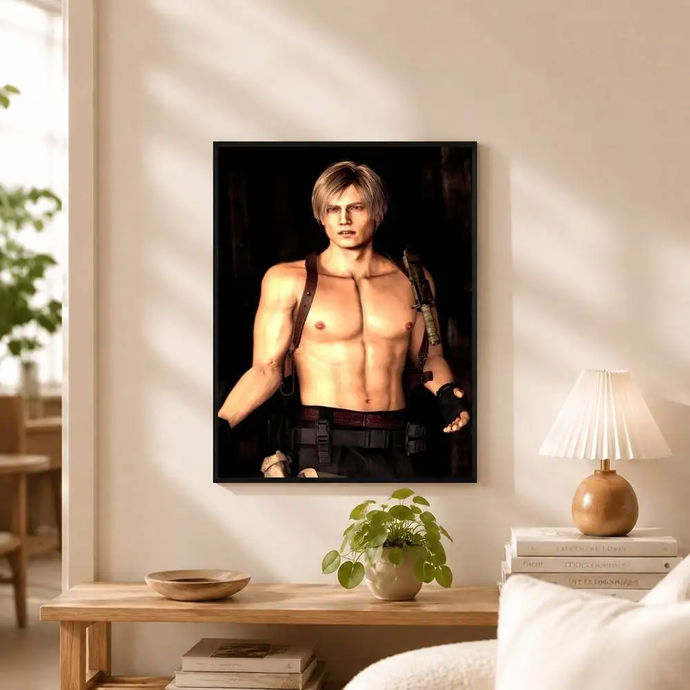 L-Leon K-Kennedy Poster Dorm Living Room Aesthetic Wall Decoration Painting Stickers Gift
