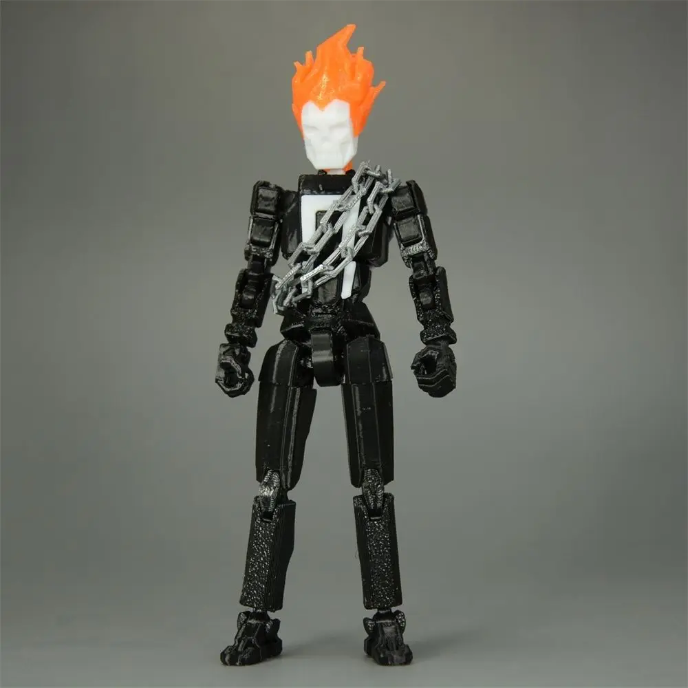 Multi Joint Elemental Evil Knight Hot Johnny Superhero 13 Joint 3D Printed Doll Toy Mobile Handpiece