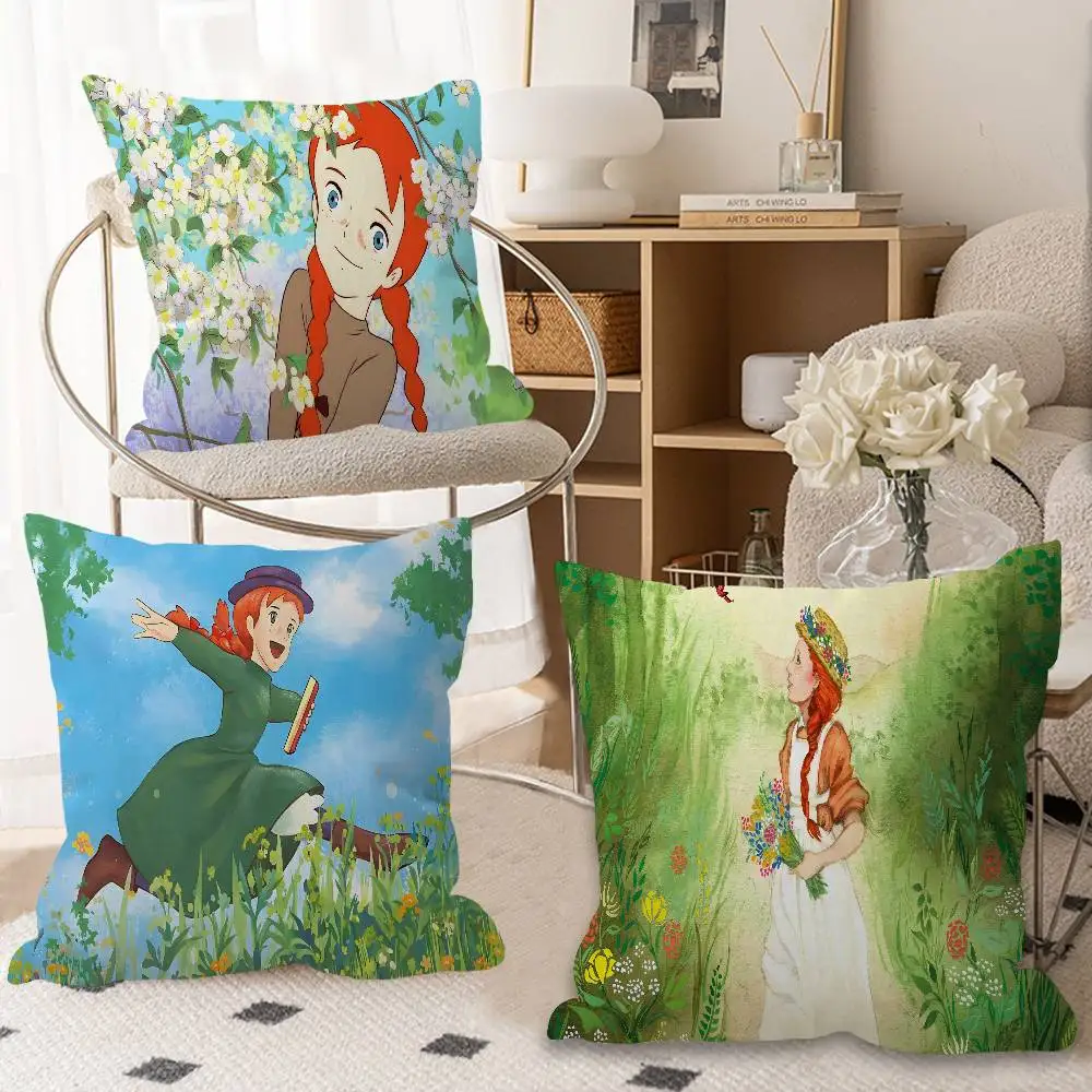 Anne of Green Gables Lucky Dragon pillow cover sofa cushion cover home room decoration children gift