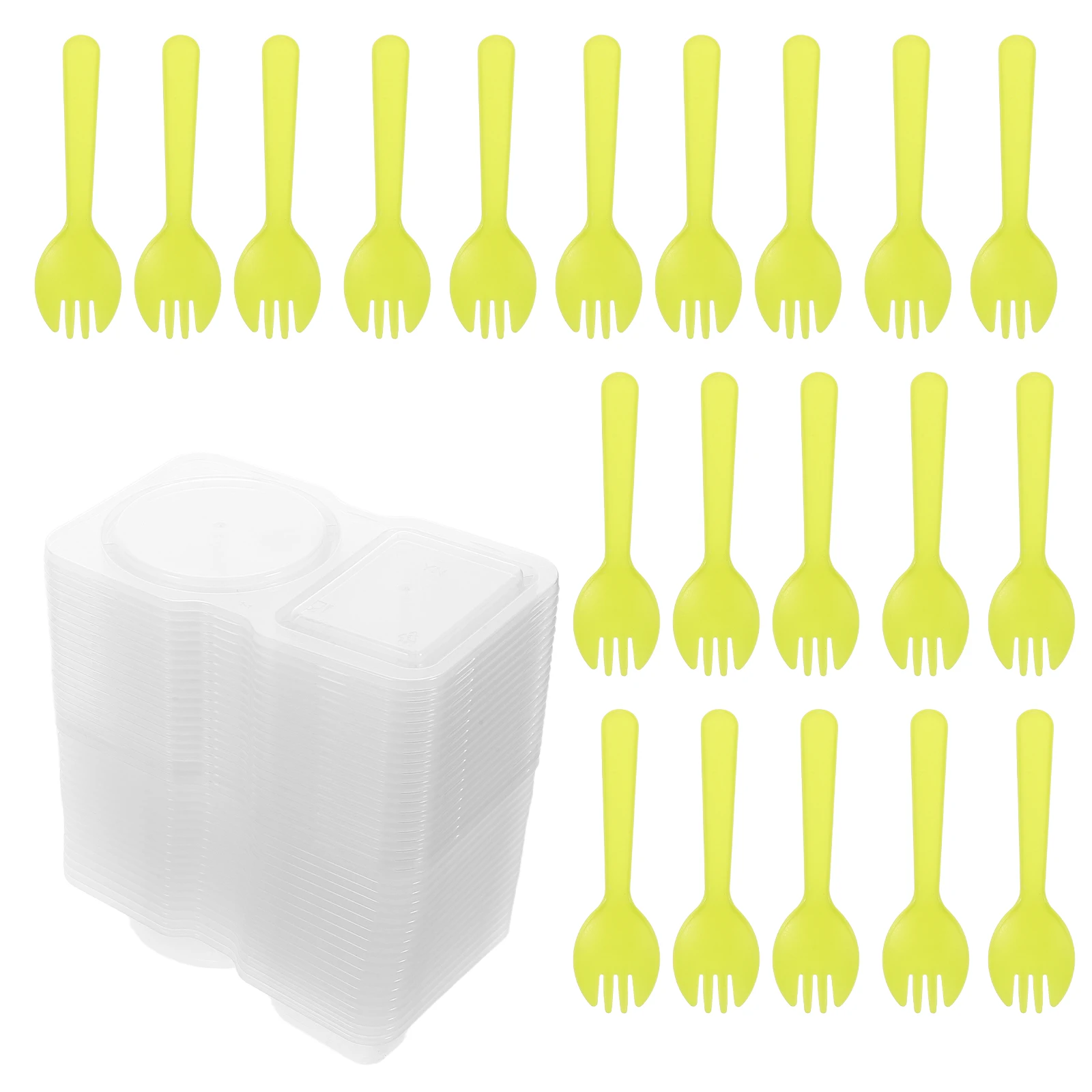 

Condiment Containers Sauce Storage Container Sets Sauce Cups Kitchen Spice Storage Travel Double Reusable Portable