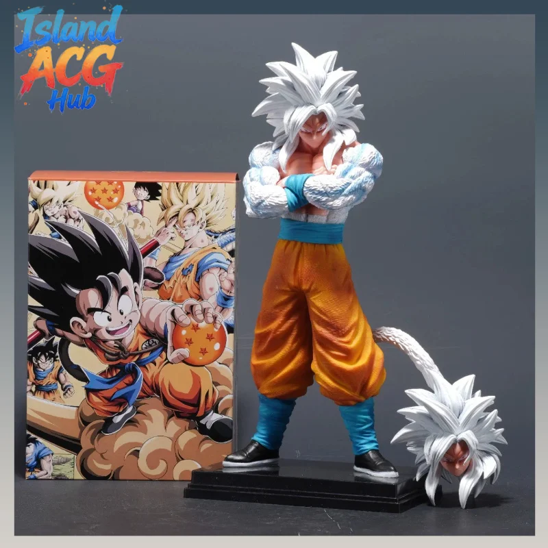 

Dragon Ball Z Figure Super Saiyan 4 & 5 Son Goku PVC Action Figure Arms Crossed Anime Model Statue Collectible Toy Gift