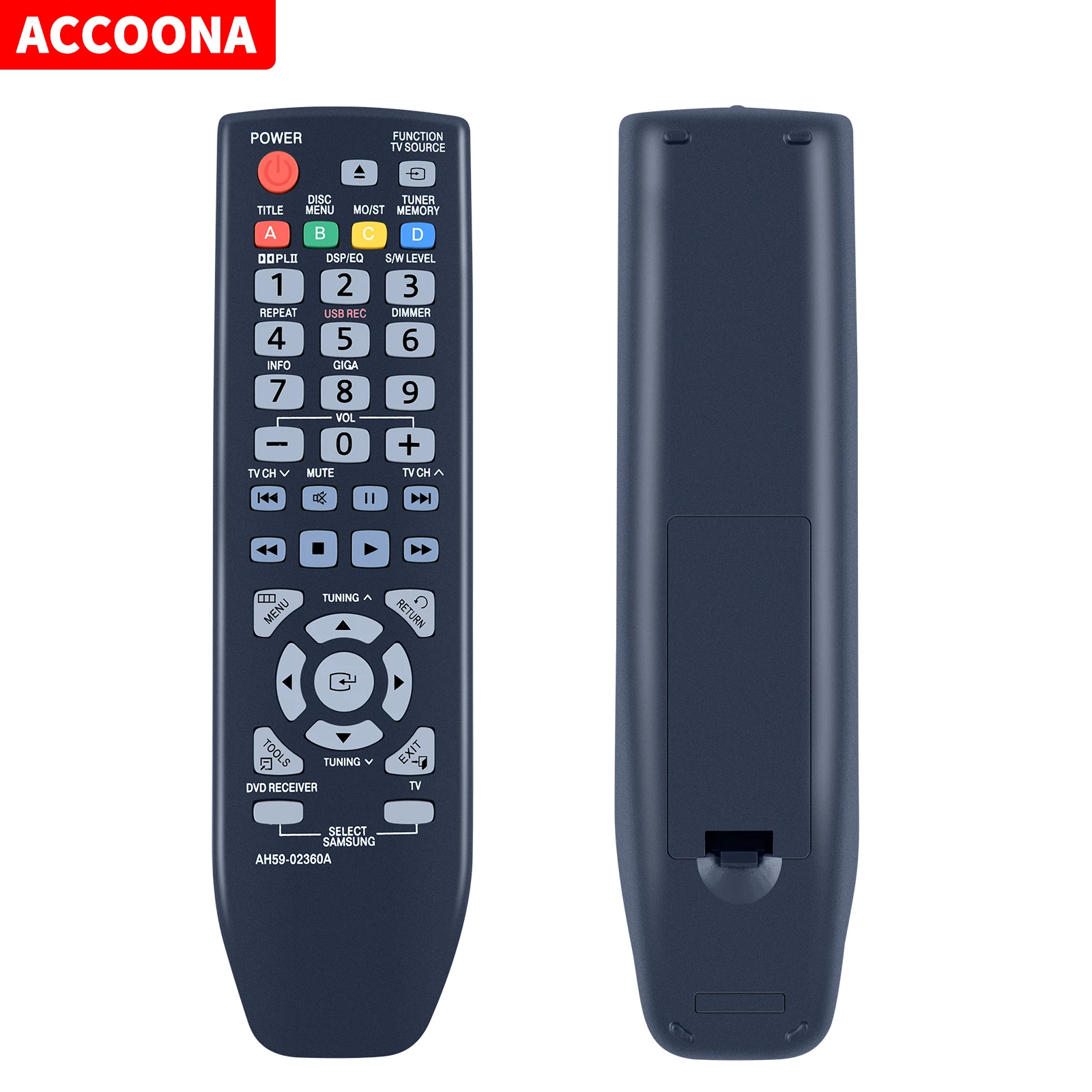 

New AH59-02360A Replaced Remote control fit for Samsung TV DVD Player HT-C330 Compatible with AH59-02359A