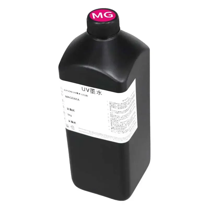 Tinta LED UV de 1000ML para cabezal de impresión Epson 1390, L800, L1800, L805, R1800, R1900, DX4, DX5, DX6, DX7, DX10, TX800, XP600