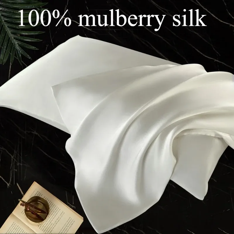 

100% двусторонняя наволочка из чистого шелка, 22 мм, 6А, наволочка из натурального шелка тутового шелка со скрытой молнией, подходит для сна кожи
