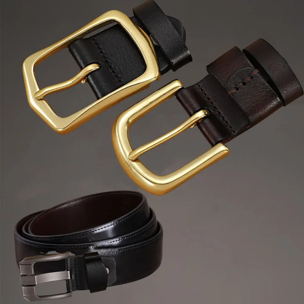 1Pc Men\'s Alloy Belt Head Multiple Styles Fashion Waistband Buckles DIY Replacement Pin Buckle Belts Leather Craft Accessories