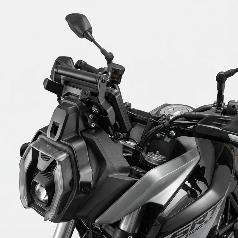 For QJ SRT600 SRT550SX SRT600SX 2024 2025 2026 Motorcycle 22mm Phone GPS Navigation Mounting Extension Bracket Holder Stand Bar