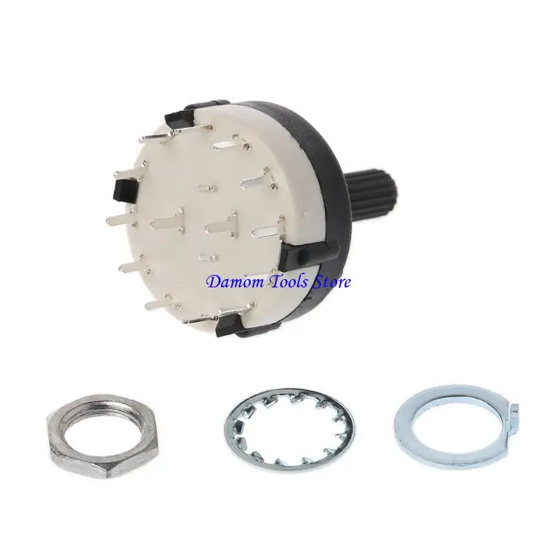 57BE 2 Pole 6 Way / 3 Pole 4 Way Rotary Switch Good Quality 1st CLASS POST