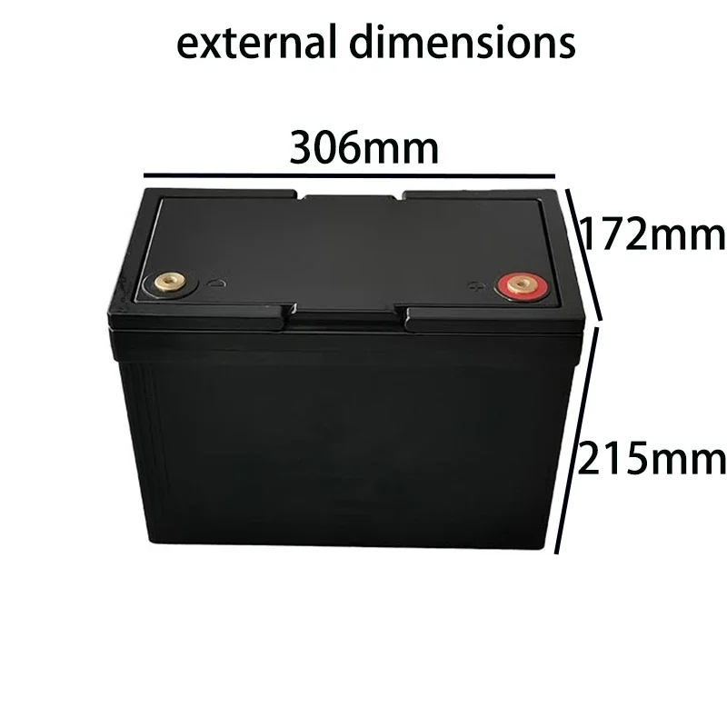 12V Solar Cells Plastic Storage Case 30Ah 50Ah 90Ah 105Ah 150Ah 180Ah Yacht RV Lifepo4 Battery Storage Box