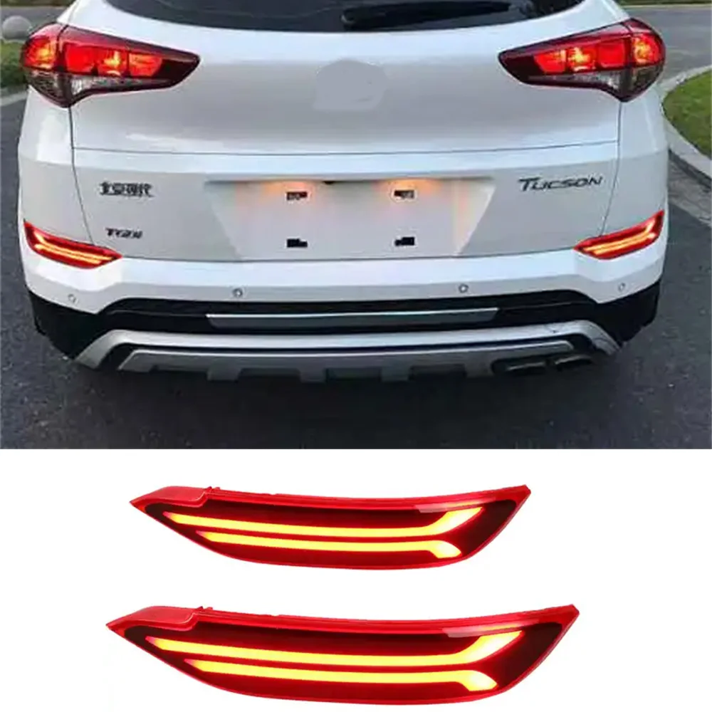 

Rear Reflector For Hyundai Tucson 2016-2018 Bumper Light Reflector brake lamp signal light