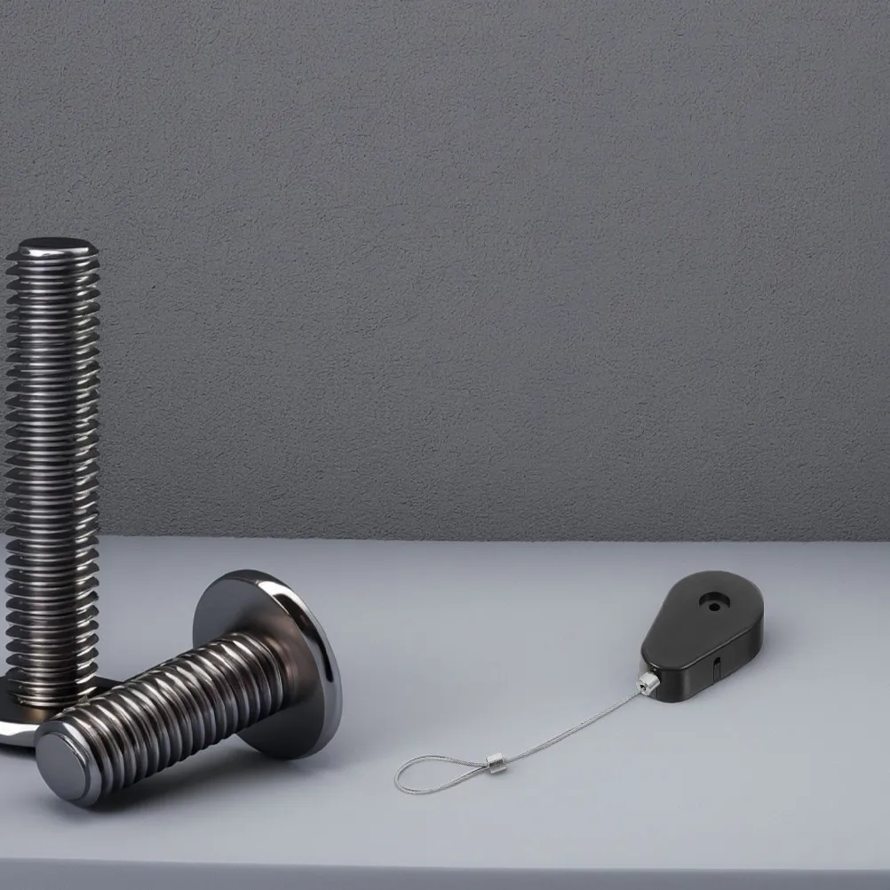 

Набор из 3 выдвижных телескопических стальных тросиков-замков с защитой от потери для электронных устройств, багажа и контроля доступа