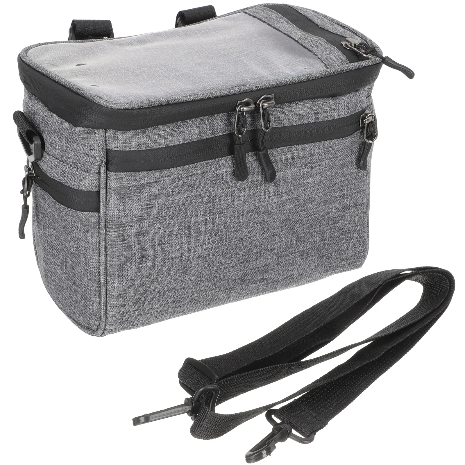 Cycling Handlebar Bag Large Capacity Phone Front Storage Pouch Mountain Road Bike Accessories Durable Bicycle