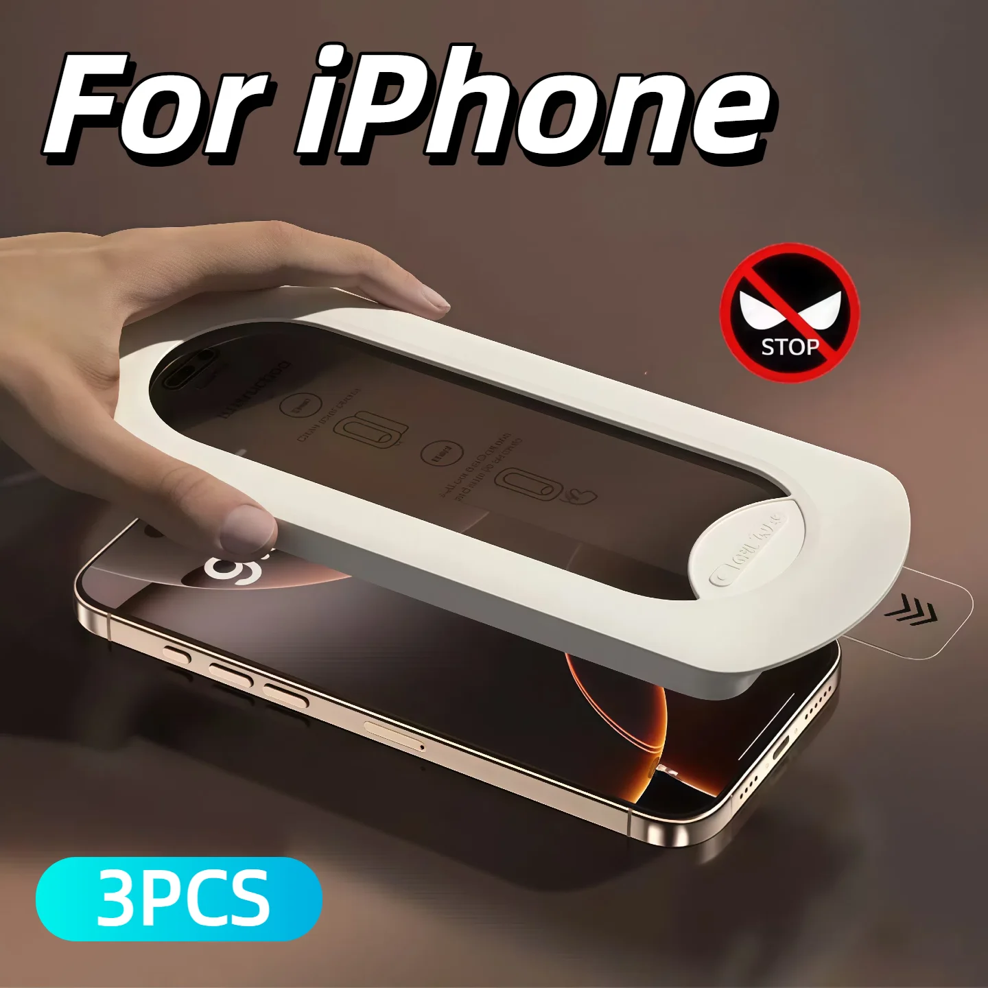 

3Pcs Anti Spy Privacy Tempered Glass Screen Protector For iPhone 17 16 15 14 13 12 11 Pro Max Plus Xs Xr HD Clear Scratch Resist