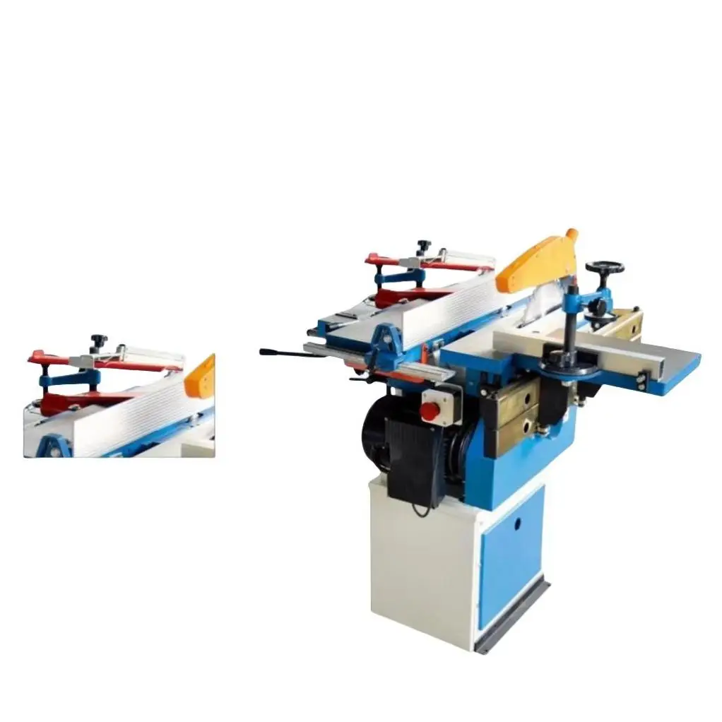Universal Woodworking Machine 5-Function Table Saw Mortiser Planer Moulder Tenoner Shaper Driller in One Convenient Unit