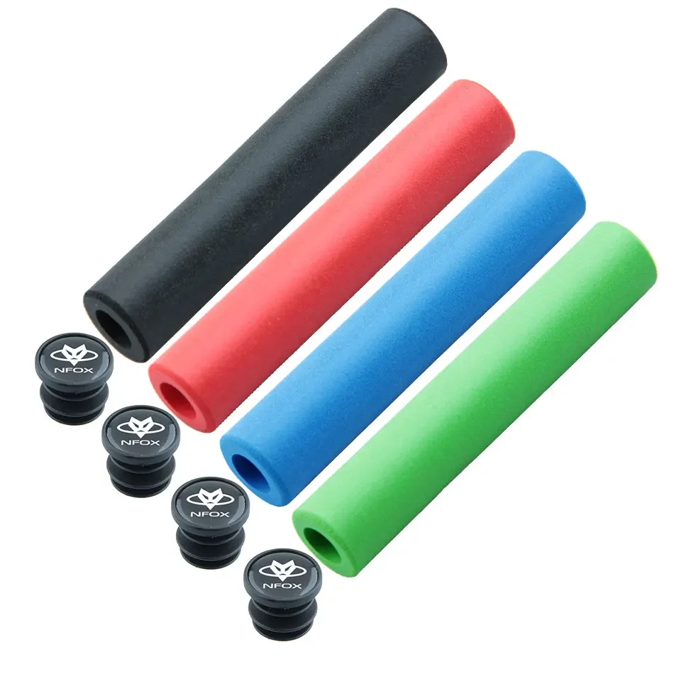 AliExpress Goodtaste 2pcs/1 Pair Mountain Road Cycling Bike Bicycle MTB Handlebar Cover Grips Smooth Soft Silicone Anti-slip Handle Grip Lock Bar End